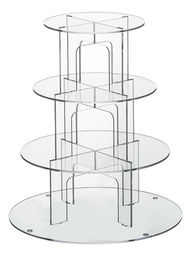 Soporte De Acrílico Para Cupcakes, Torre De 4 Niveles