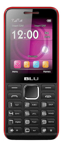 BLU Tank II Dual SIM 24 MB  negro y rojo 32 MB RAM