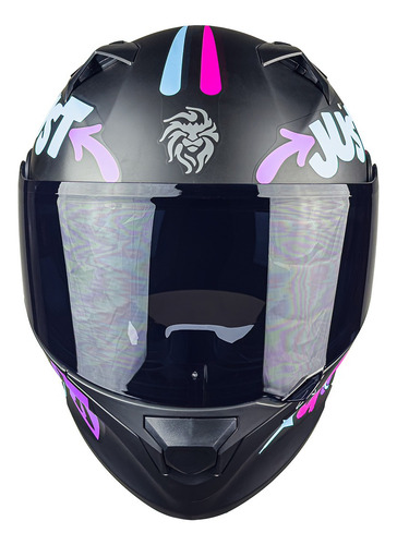 Casco Para Moto Mujer Kov Furia Kit Bun Negro Rosa Abatible Color Rosa Chicle Diseño Solido Tamaño Del Casco S