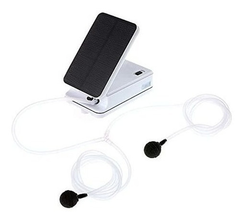 Aireador Solar/usb Recargable Para Acuario/fuente 2 Salidas 