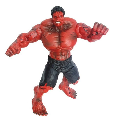 Boneco Action Figure Hulk Vermelho Marvel Dts Vingadores