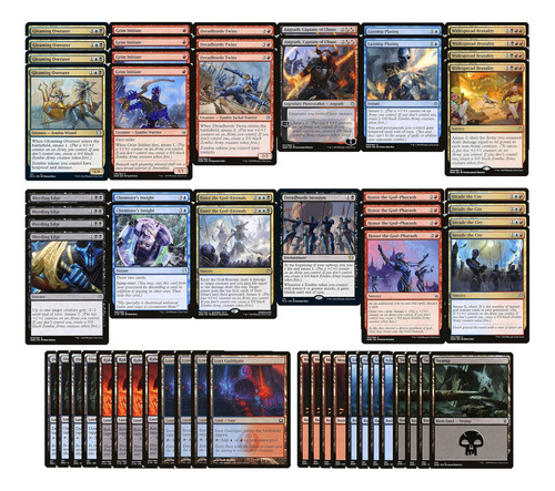 Grixis Amass Deck Blue Preto Vermelho Moderno Legal Construí