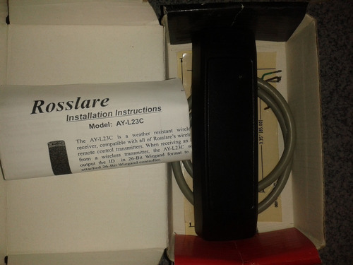 Lector De Proximidad Rosslare Ay-l23 Y Control Sa-27