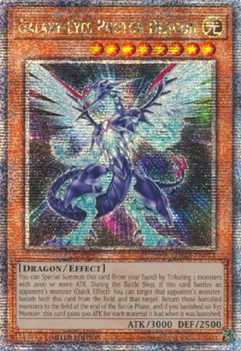 Dragón Fotónico De Ojos Galácticos Quarter Century Raro Yugi