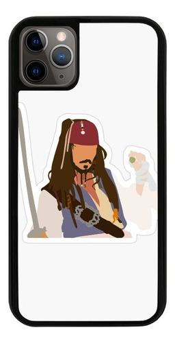 Funda Uso Rudo Tpu Para iPhone Jack Sparrow Piratas Caribe