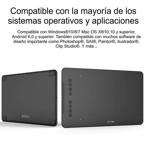 Tableta Gráfica Xp-pen Deco 01 V2 - Ideal Para Clase Online