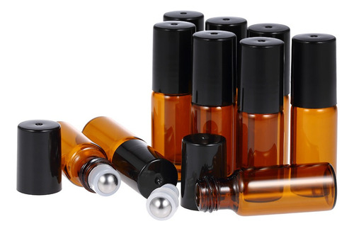 10 Botellas De 5 Ml Para Aceites Esenciales Roll-on De Crist