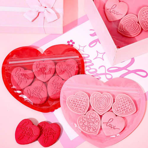 50 Bolsas De Regalo En Forma De Corazón,día De San Valentín