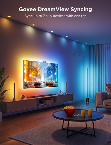 Govee Tv Backlight 3 Lite Kit, 11.8 Pies Rgbicw Wi-fi Tv Led