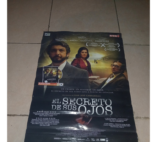 El Secreto De Sus Ojos!!poster Original De Videoclub!! (Usado)