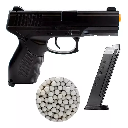 Arma Airsoft Pistola 6mm Spring 24/7 Vigor V310 + 300 Bbs