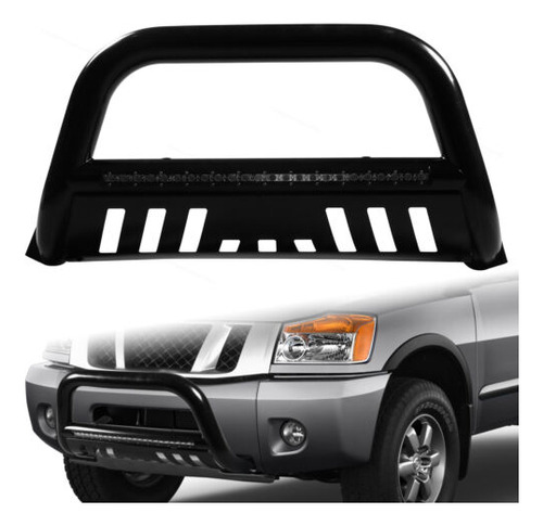 Fits 04-15 Nissan Titan/armada Black Bull Bar Grille Gua Yyc