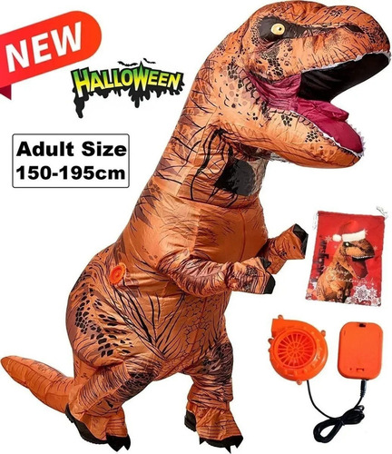 Disfraz Inflable De Dinosaurio Tyrannosaurus Rex Para