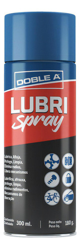 Lubricante Spray Multiuso Lubrispray 300ml Doble Aa Mm