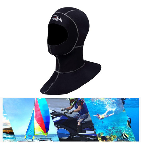 Imagen 7 de 12 de Gorro De Buceo Costura Blanca L