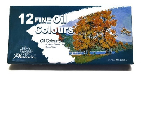 Caja De Óleos X12