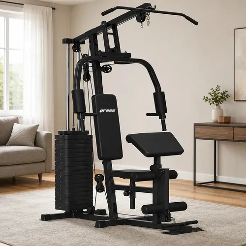 Estação De Musculação 80kg Aparelho Ginástica Braço Perna Exercício MBX MBX por