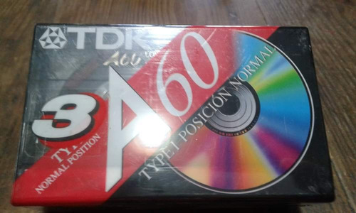 Tdk - Pack De Tres Cassettes Originales - Nunca Abiertos (Usado)