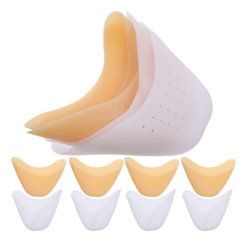 6 Pares De Protectores De Puntera De Silicona Reutilizables