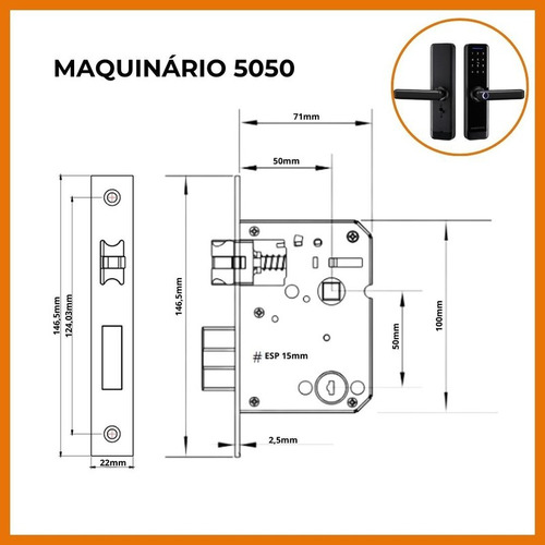 Fechadura Inteligente Digital Novadigital Zigbee Tuya Smart