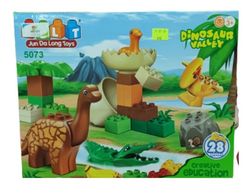 Armables De Bebes Didacticos De Dinosaurio 28 Pcs