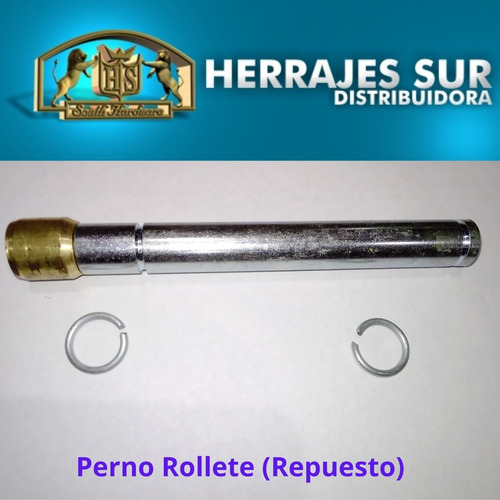 Imagen 6 de 10 de Herraje P/porton Curvo Repuesto Perno Rollete Arena - Roma