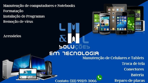 Imagem 1 de 5 de Manutenção De Celulares, Tablet E Computadores