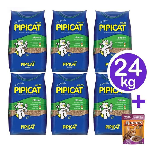 Arena Aglomerante Pipicat 24kg Classic