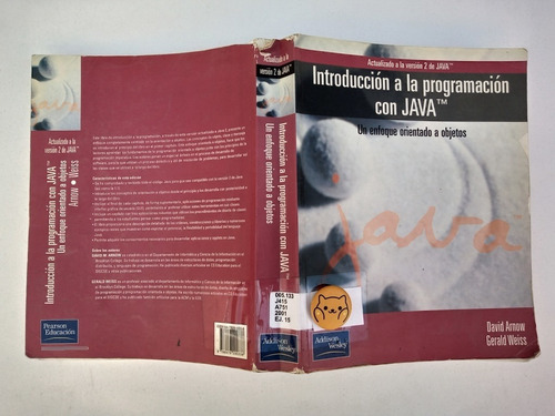 Libro Intro A La Programacion Con Java Arnow & Weiss 115t7