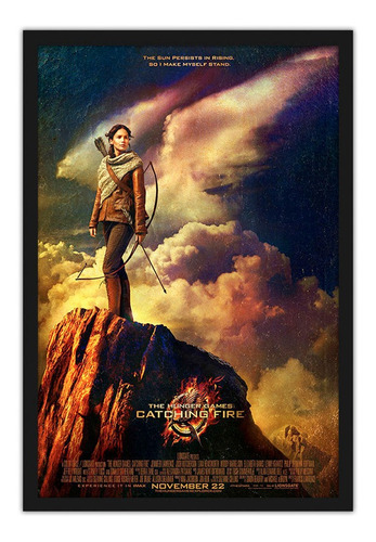 Quadro 64x94cm Jogos Vorazes: Em Chamas - Hunger Games - 42