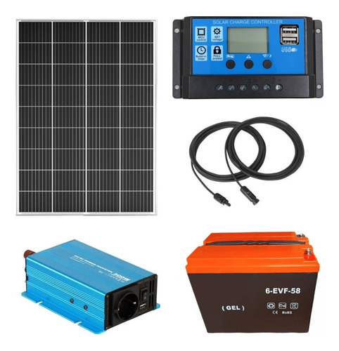 Kit Solar Fotovoltaico  Para Camping 720w/d  Abi Tecnología