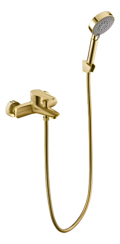 Monocomando Ducha C/accesorios Dorado Gold Rimontti