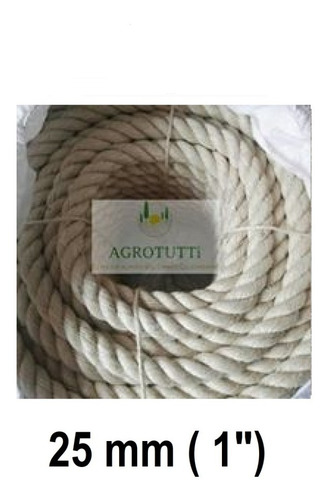 80 Mt Soga Cabuya Manila Fique 25mm 1 Pulgada Envio Grati