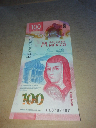 Billete De 100 Pesos 2021. 