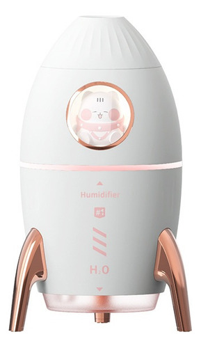 Mini Humidificador Con Luz Ambiental Colorida Rocket