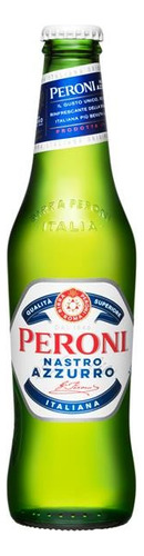 Cerveza Peroni Nastro Azzurro Origen Italia Porrón Pack X24