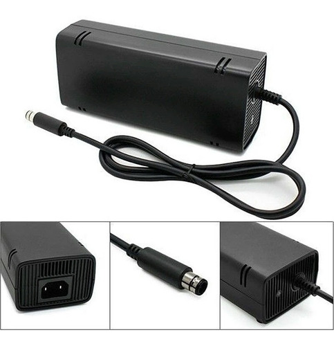 Fuente De Poder Xbox 360 E + Kit De Carga Y Juega Xbox 360