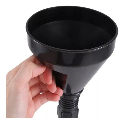 Lq Embudo De Plástico, Cuello Flexible Con Filtro, Filtro