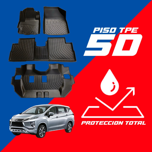 Protector Cubre Piso 5d Tpe Mitsubishi Xpander 2018-2023