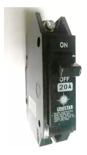 Breaker Lumistar 1 Polo X 30 Amperios Superficial Sobreponer