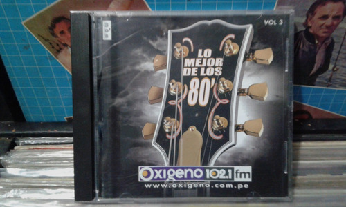 Memories Disco Club Oxygeno 102.1 Vol.3 Cd Rock 80s Ingles