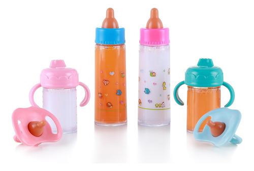 Juego De 6 Botellas Mágicas Para Muñecas Y Chupetes