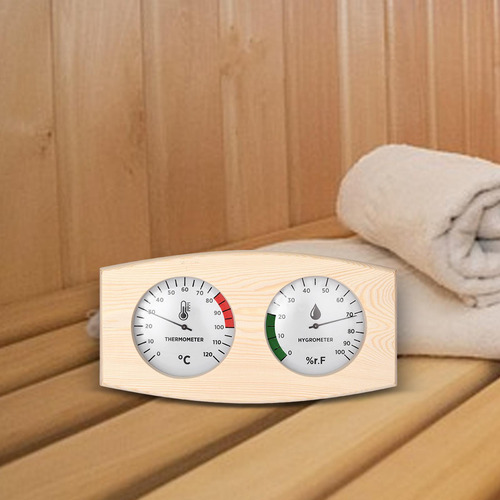 Termómetro De Sauna Higrómetro 2 En 1 Termómetro Para