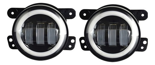 Faros Antiniebla Led E44 Pulgadas Halo Ring Work Light Para