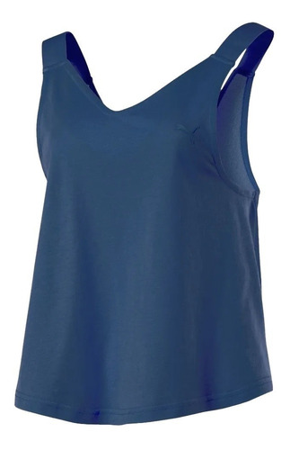 Camiseta Top Blusa Mujer Puma Evo Tank Top 575107 50 Azul