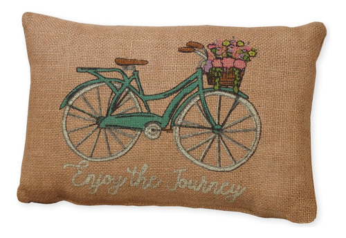 Almohada De Arpillera De La Colección The Country House Del