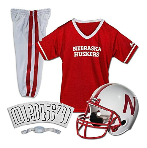 Nebraska Cornhuskers Youth Ncaa Casco De Lujo Y Conjunto De 