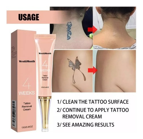 - Crema For Eliminar Tatuajes Permanentes Crema For