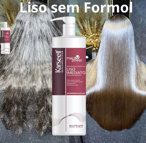 Progressiva Sem Formol Karssel 500ml Liso Imediato
