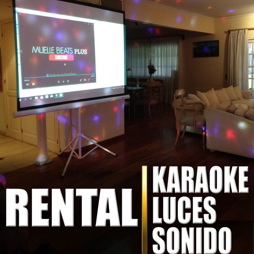 Alquiler De Karaoke Luces Sonido Guirnaldas Parlantes